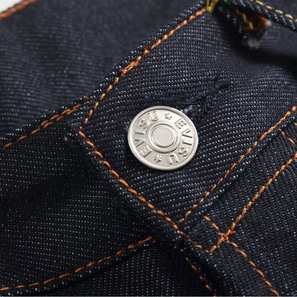 Evisu Men's Dark Blue Jeans - Picture 5 of 12